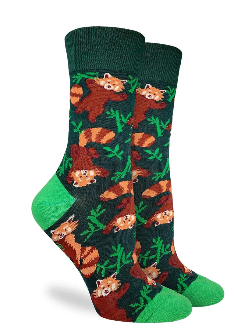 Women’s Red Panda Crew sock