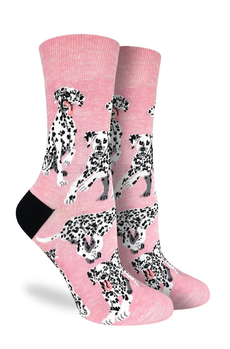 Women’s Dalmatian Dog Crew socks