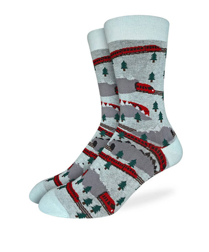Men’s Trains in Motion crew socks