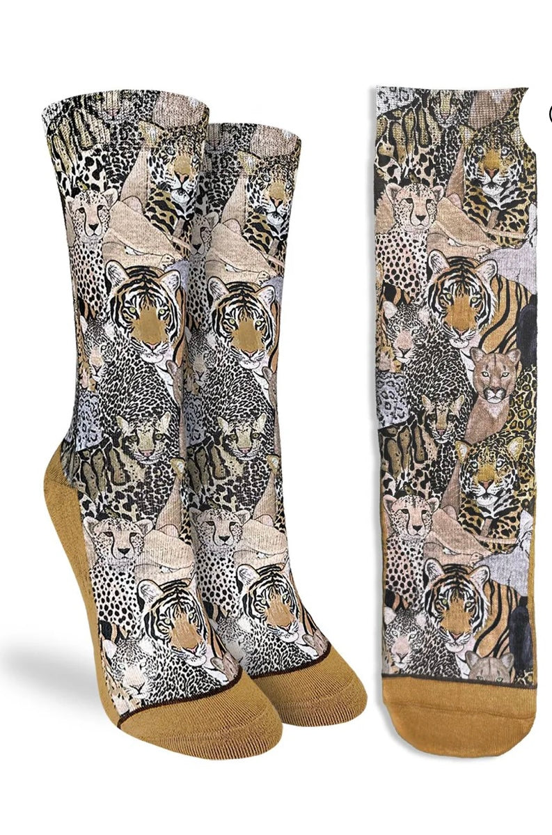 Women’s Big Cats Active Fit socks