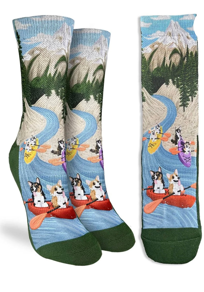 Women’s Corgis’s Kayaking Active Fit Socks