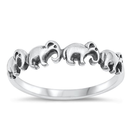 Sterling Silver Elephant ring