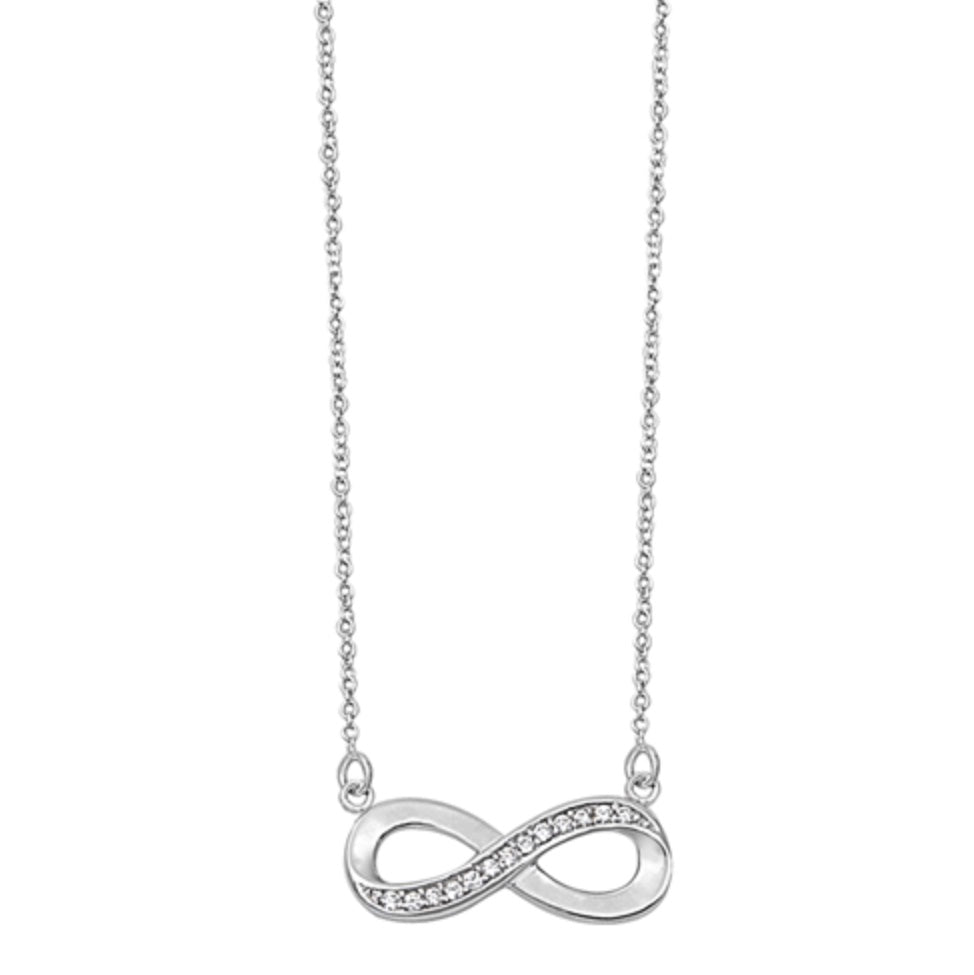 Sterling silver Infinity knot Necklace