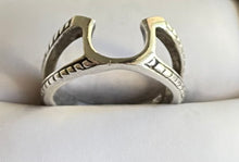 925 Sterling Silver Horseshoe Ring – Vintage Western Cowboy Style Jewelry Band