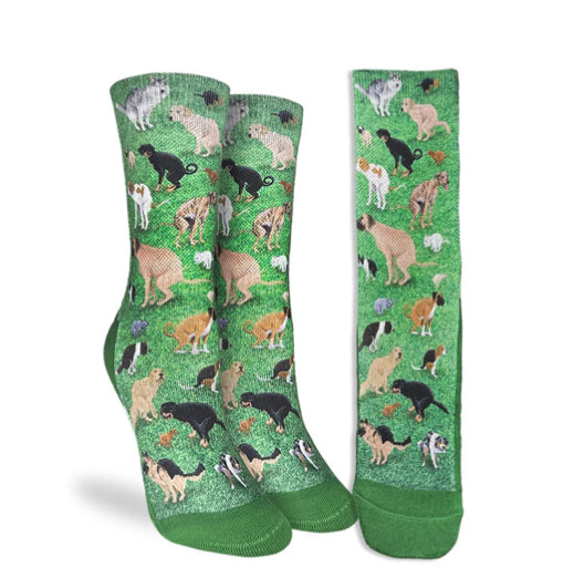 Women’s Dogs Pooping Active fit sock