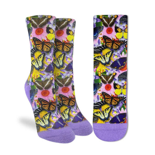 Women’s Botanical Butterly Active fit sock