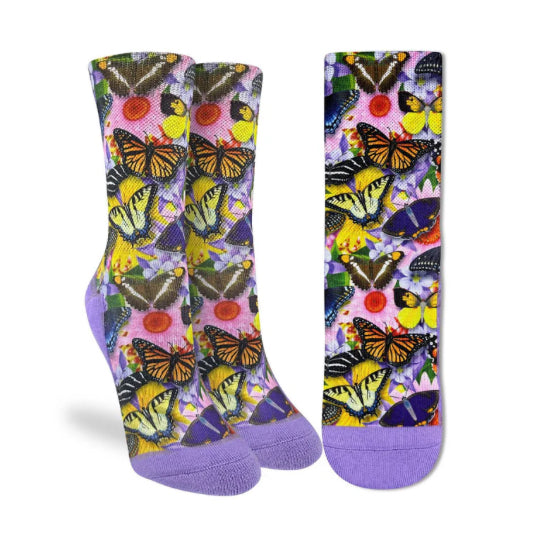 Women’s Botanical Butterly Active fit sock