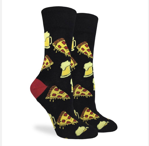 Women’s Beer and Pizza Crew Fun Socks