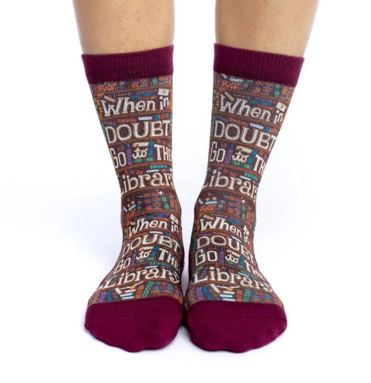 Women’s Go to the Library Active Fit Socks
