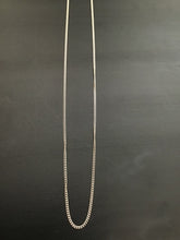 925 silver oxidized snake chain 2 mm