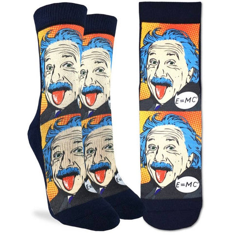 Women’s Einstein Pop Art Active Fit Socks