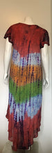 Cap sleeve Tie dye dress