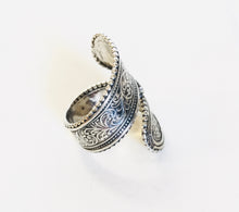Sterling silver Filigree warp Ring