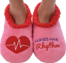 Nurses have Rhythm Snoozie Slippers