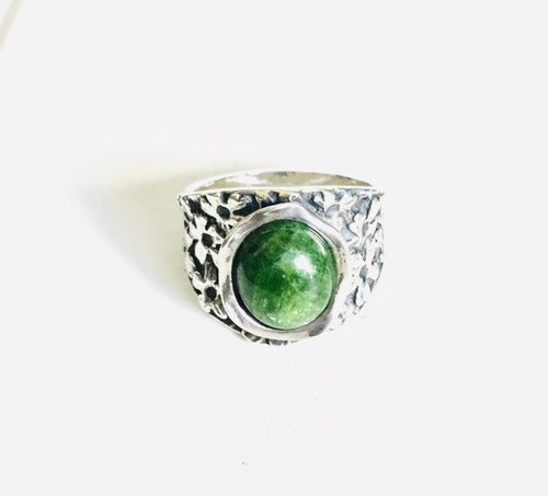Sterling silver Flower design Ring