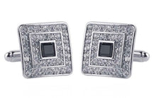 Square Cz Stone cufflink