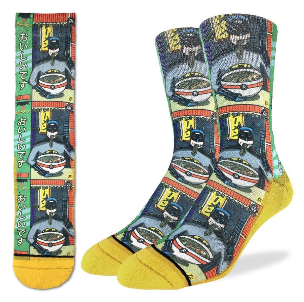 Men’s Batman And Ramen Active Fit Fun Sock