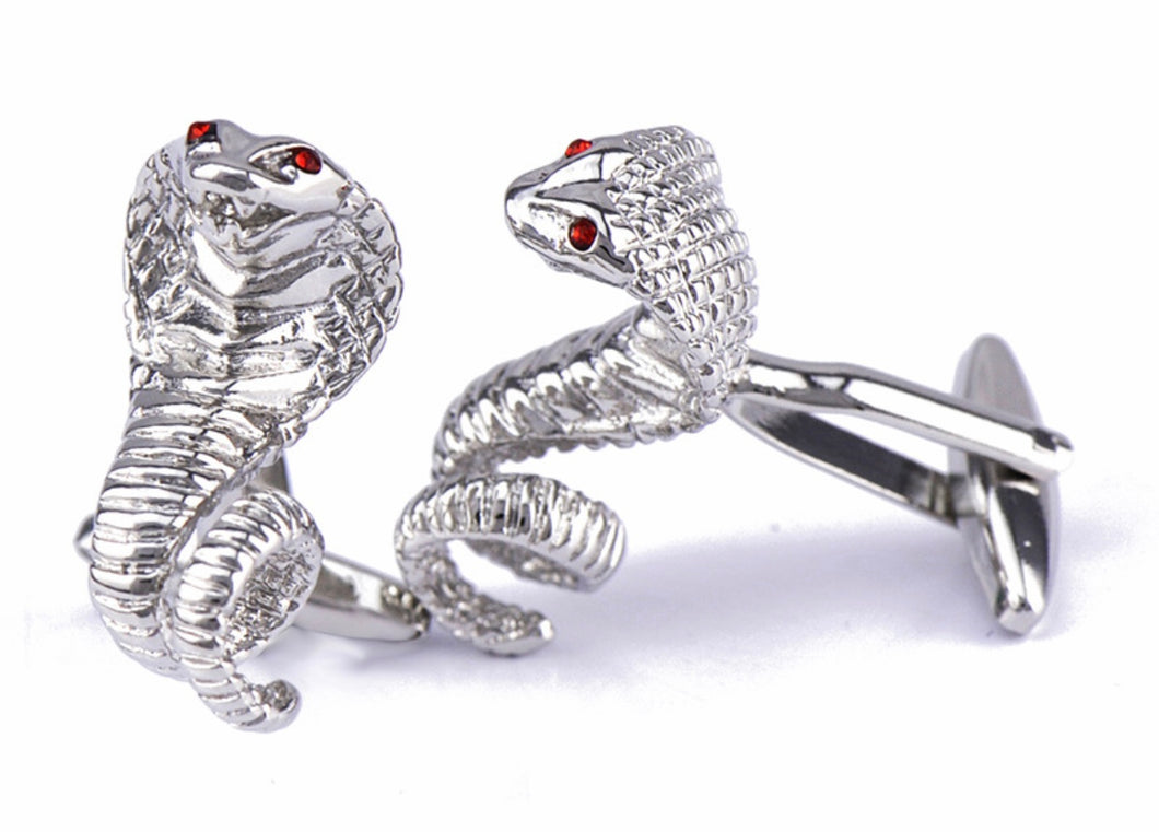 Cobra Red Eye Cufflinks