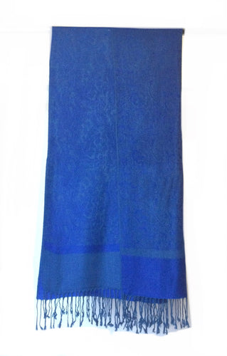 Pashmina paisley embossed scarf