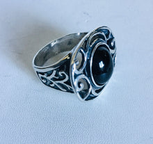 Sterling silver Black Onyx Israel Ring