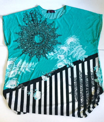 Snowflake/Stripe Fun Top