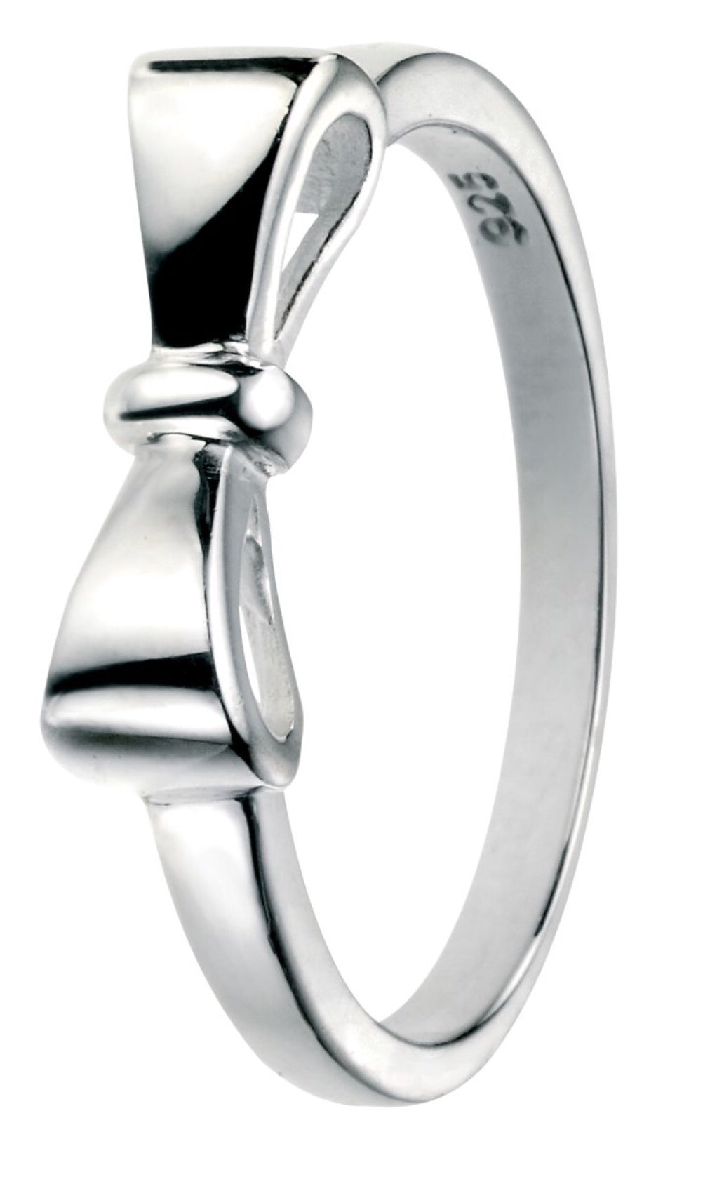 Simple Bow silver ring