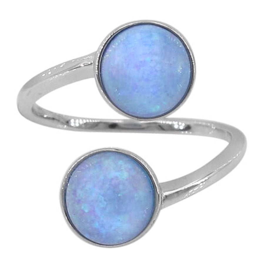 Wrap Opal Silver Ring