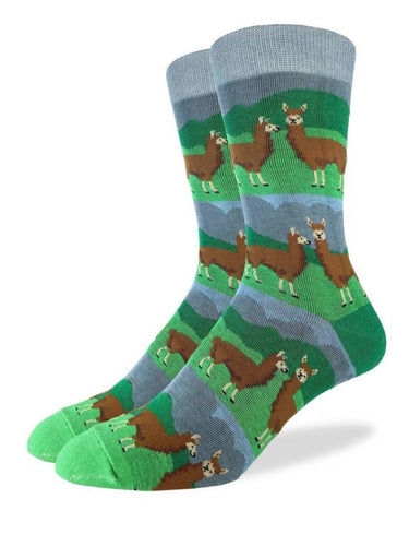 Men’s Llama Crew Socks