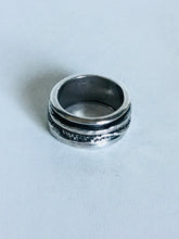 Sterling silver multi spinner Ring