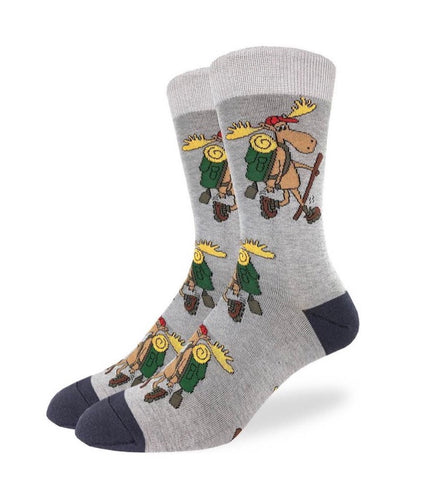 Men’s Hiking Moose Crew Socks