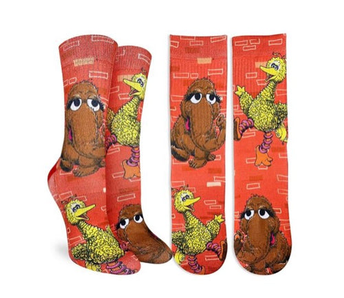 Women’s Big Bird & Snuffleupagus Active Fit Sock