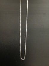 925 silver Box chain 1 mm