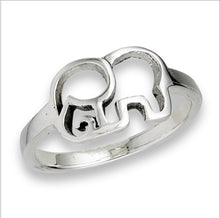 Silver Elephant Ring