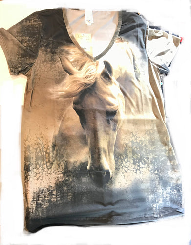 Single Horse Grazing T Shirt