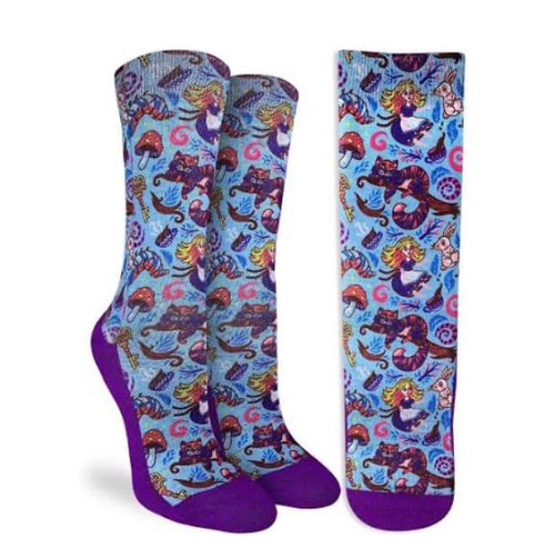 Women’s Alice in Wonderland Active Fit Socks