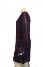 Tunic dress Snake print bell sleeve