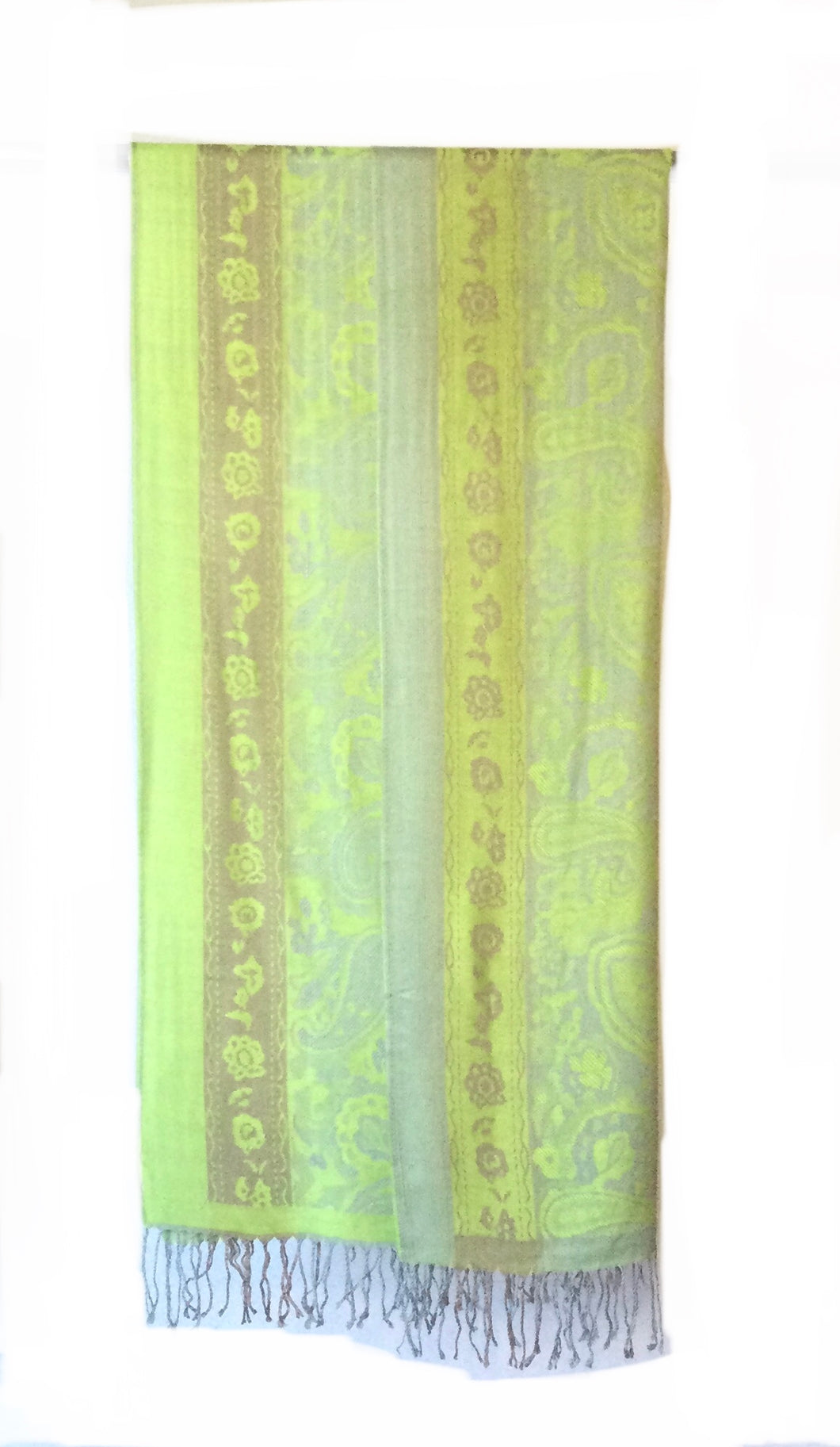 Pashmina Lime scarf