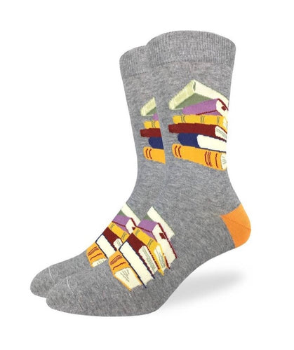 Men’s Stack of Books Crew Socks