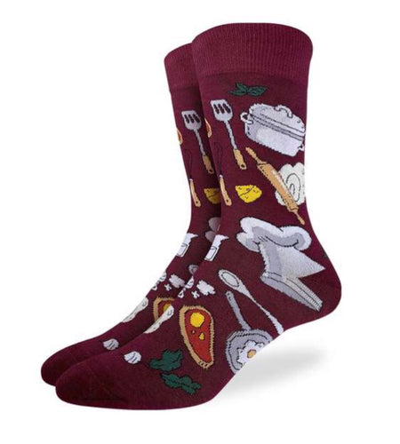 Pamper the chef in your life with these cute New Chef socks. Now always ready to whip something up with these chef socks from Good Luck sock. Deserve fashion has free shipping and lowest pricing on all Good Luck Socks. Cheaper than Amazon and Good Luck sock themselves. 