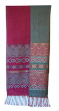 Reversible Pashmina pink Teal scarf