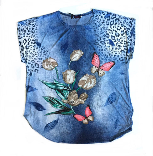 Butterfly/ Tulips FunTop