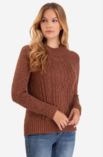 Long Sleeve Cable knit Sweater