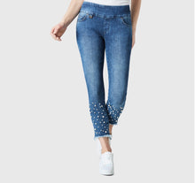 Betty Denim Ankle Pearl