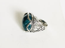 Sterling silver Apatite Ring