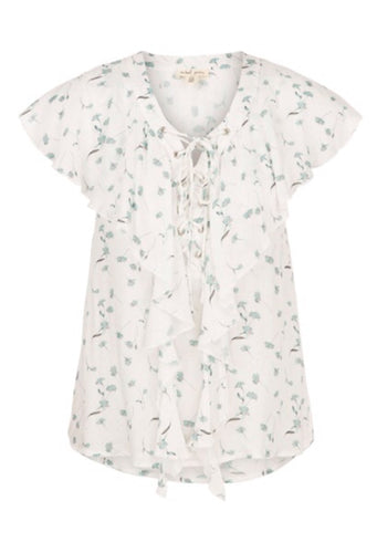 Floral Print Ocean Wave Tank top