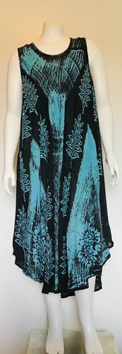 Feather design Tank Dress