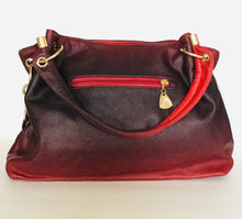 Leather Slouch paisley Handbag