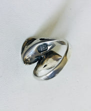 Sterling silver double Calla lily Silver Ring