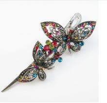 Double Tip Wing Butterfly clip