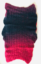 Infinity Loop fuzzy knit scarf